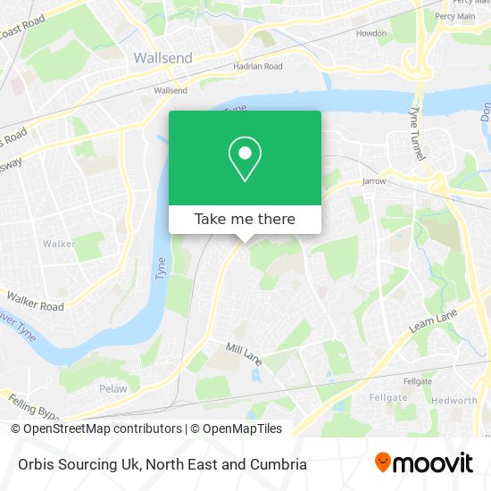 Orbis Sourcing Uk map