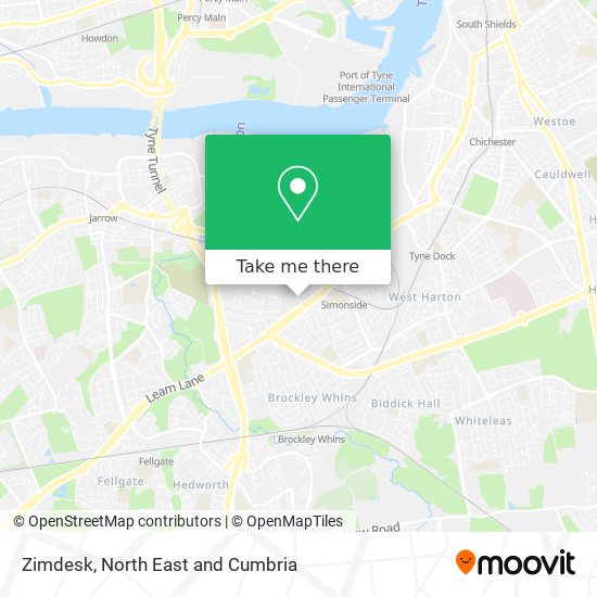 Zimdesk map