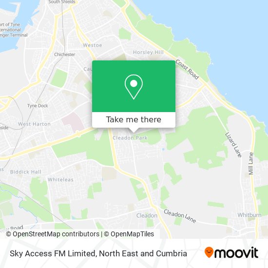 Sky Access FM Limited map