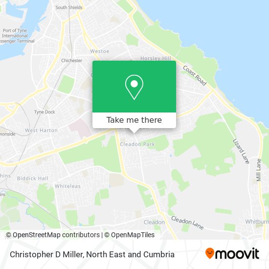 Christopher D Miller map