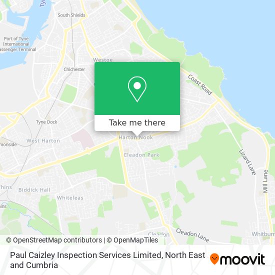 Paul Caizley Inspection Services Limited map