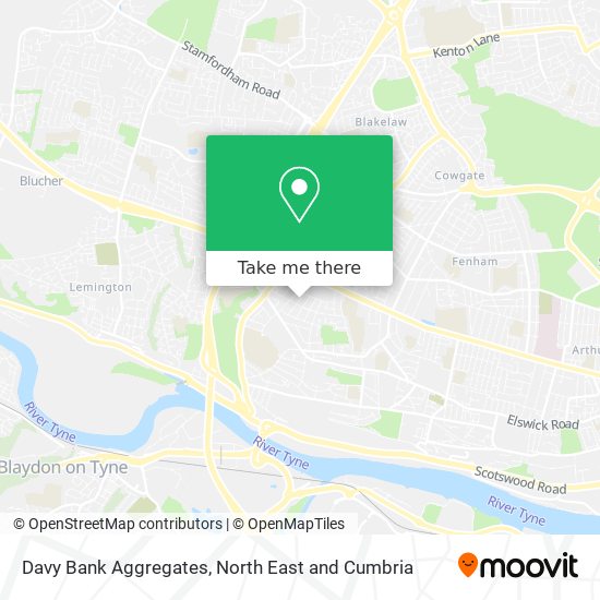 Davy Bank Aggregates map