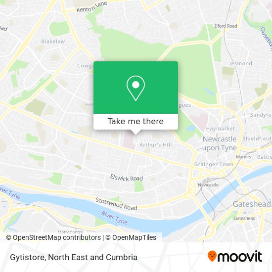 Gytistore map