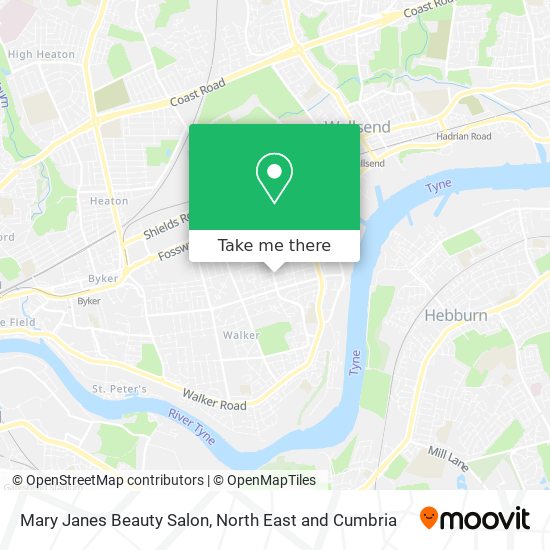 Mary Janes Beauty Salon map