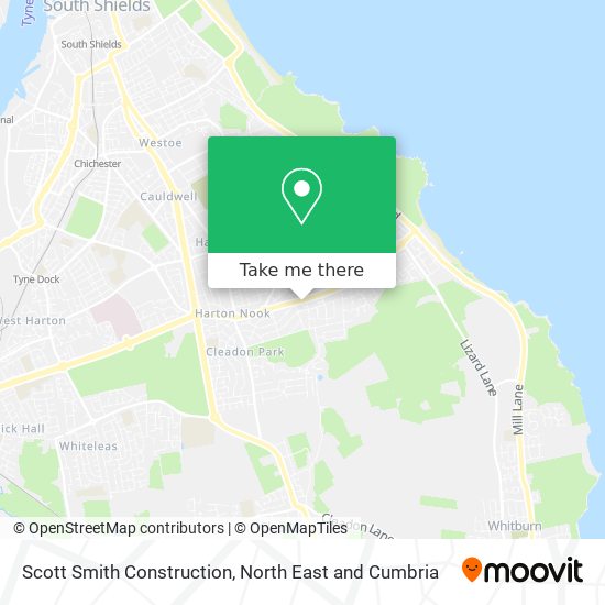 Scott Smith Construction map