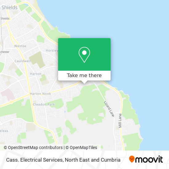 Cass. Electrical Services map