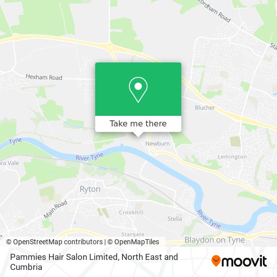 Pammies Hair Salon Limited map