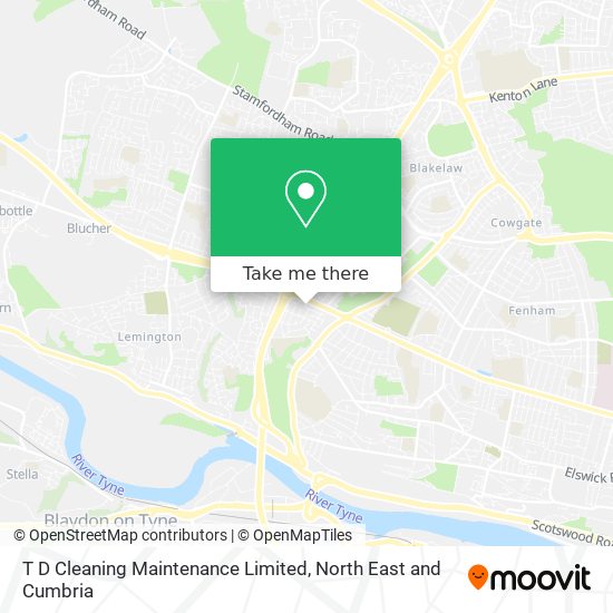 T D Cleaning Maintenance Limited map