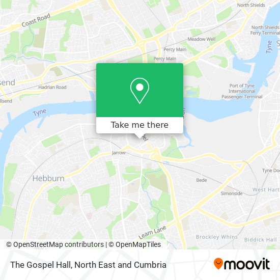 The Gospel Hall map