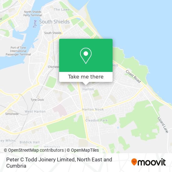 Peter C Todd Joinery Limited map