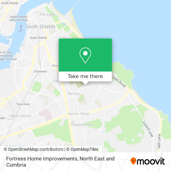 Fortress Home Improvements map