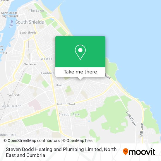 Steven Dodd Heating and Plumbing Limited map