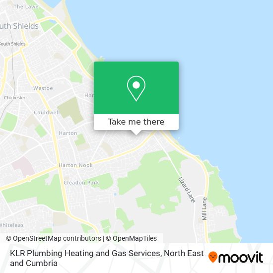 KLR Plumbing Heating and Gas Services map