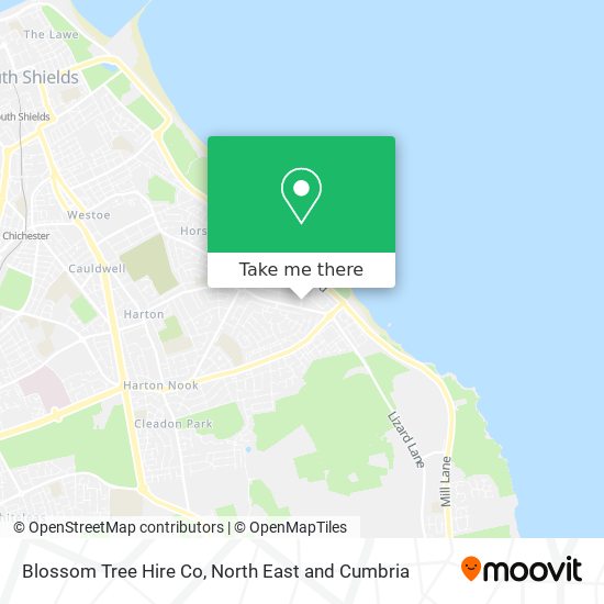 Blossom Tree Hire Co map