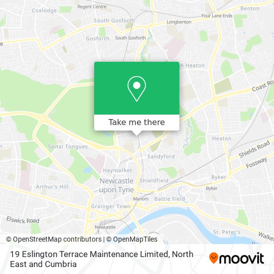 19 Eslington Terrace Maintenance Limited map