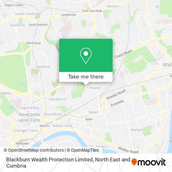 Blackburn Wealth Protection Limited map