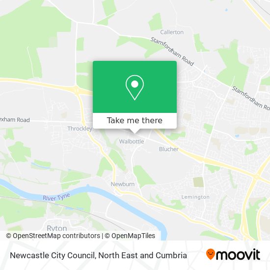 Newcastle City Council map