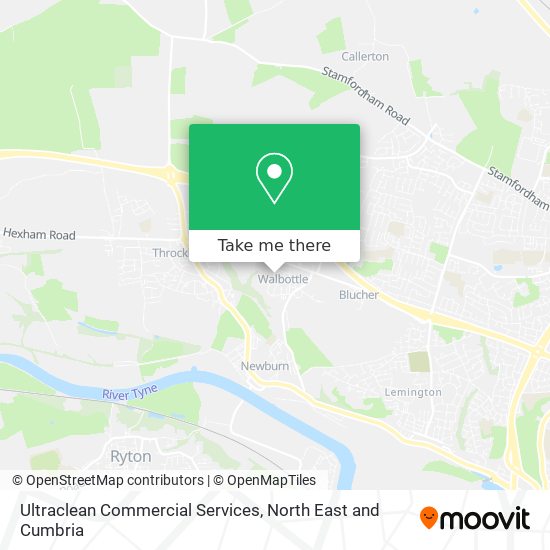 Ultraclean Commercial Services map