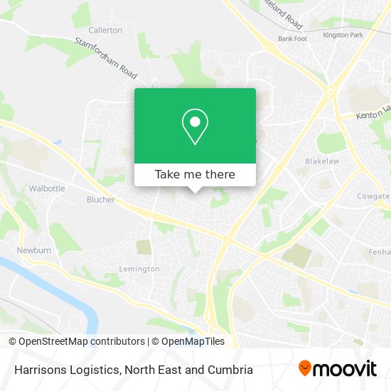 Harrisons Logistics map