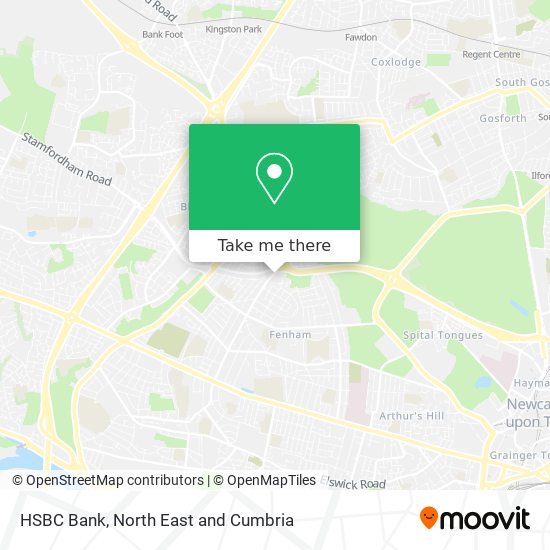 HSBC Bank map