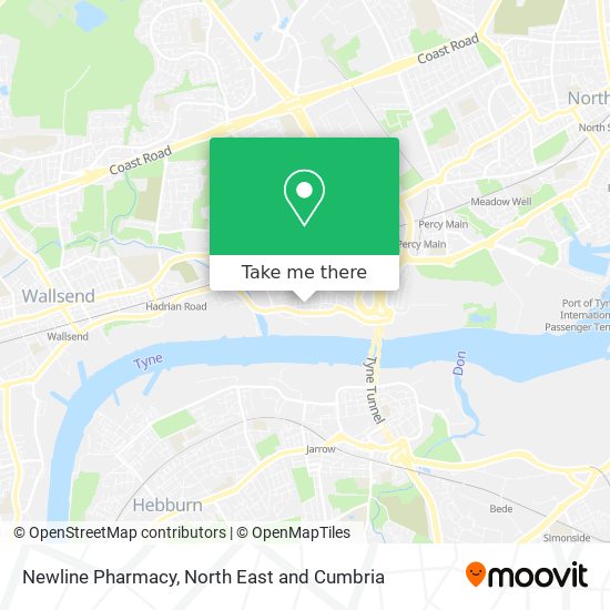 Newline Pharmacy map