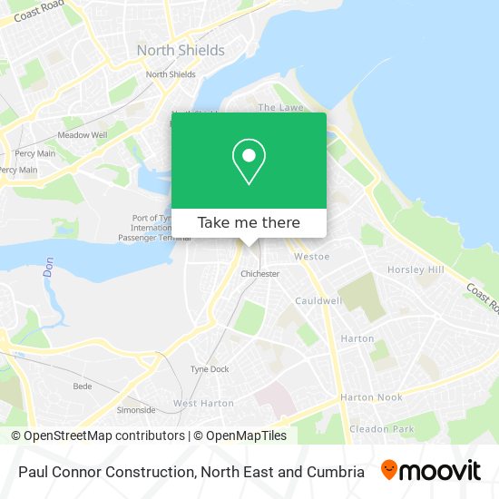 Paul Connor Construction map