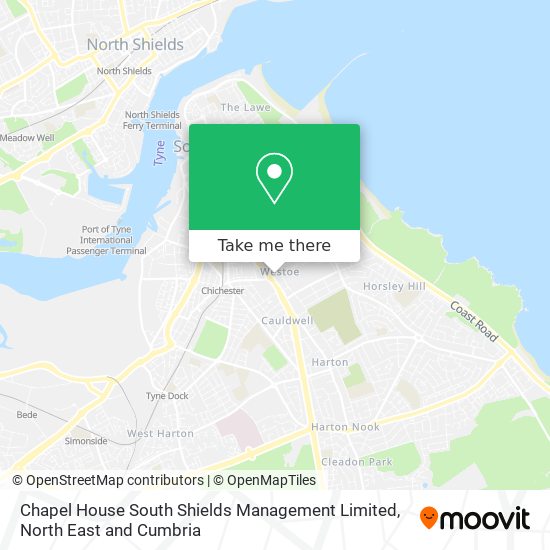 Chapel House South Shields Management Limited map