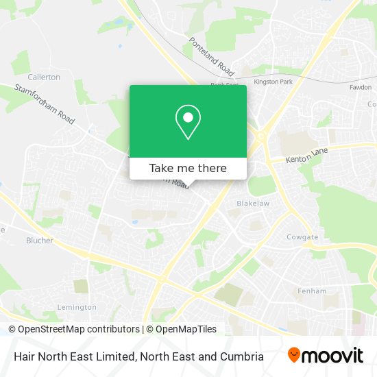 Hair North East Limited map