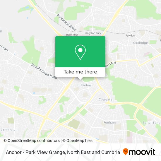 Anchor - Park View Grange map