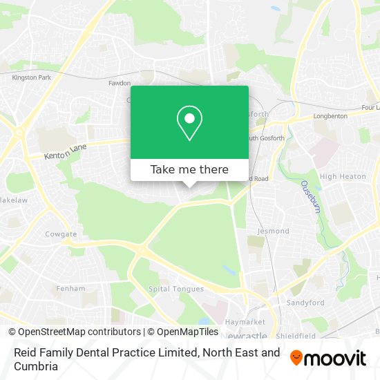 Reid Family Dental Practice Limited map