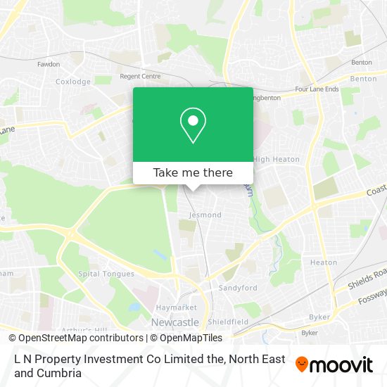 L N Property Investment Co Limited the map