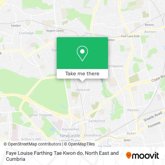 Faye Louise Farthing Tae Kwon do map