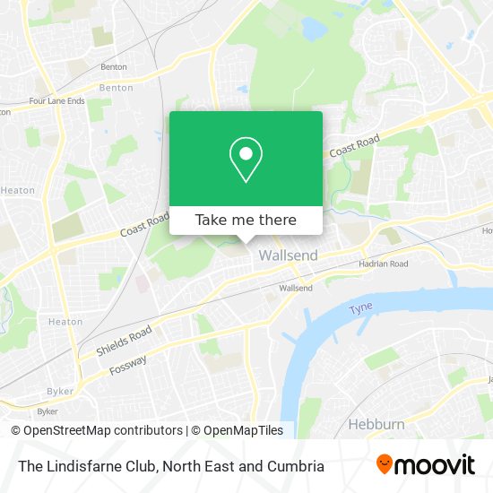 The Lindisfarne Club map