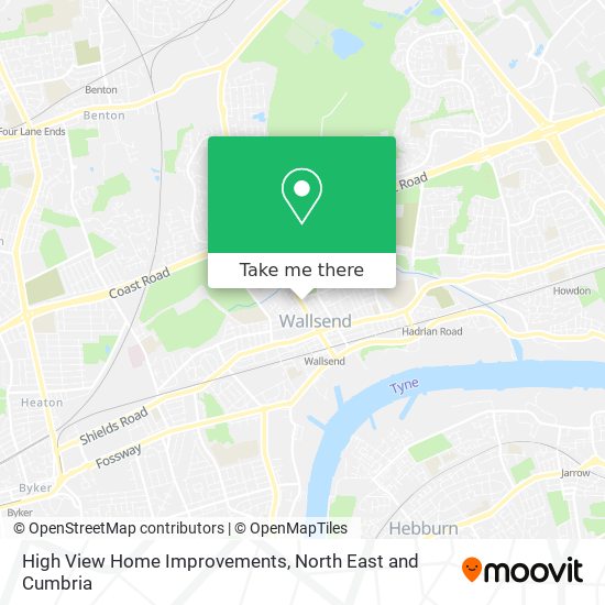 High View Home Improvements map