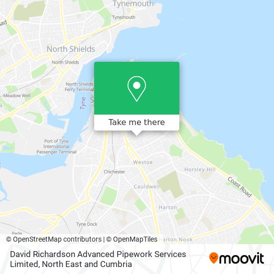 David Richardson Advanced Pipework Services Limited map