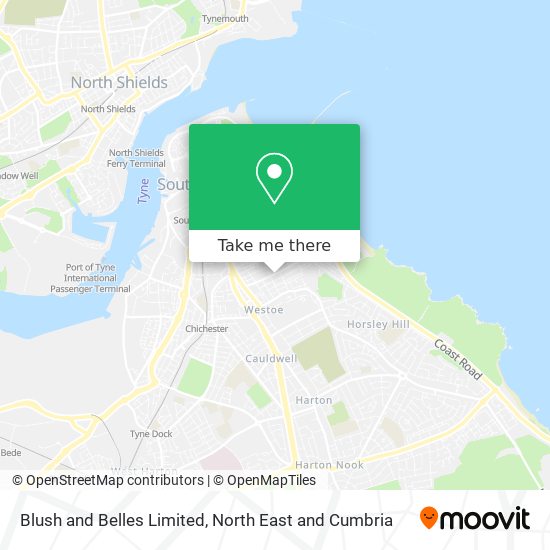 Blush and Belles Limited map