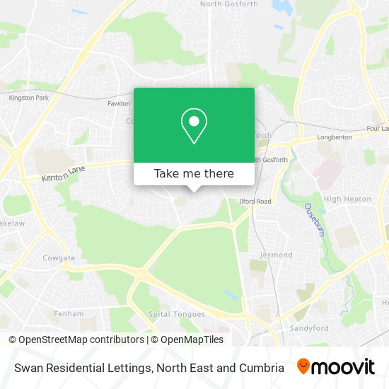 Swan Residential Lettings map