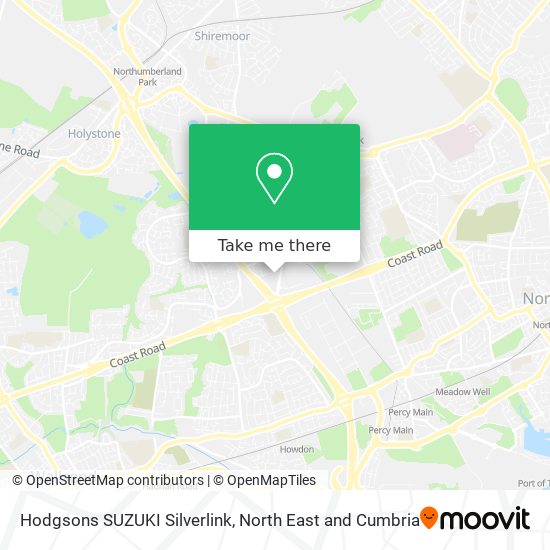 Hodgsons SUZUKI Silverlink map