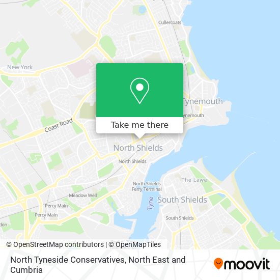 North Tyneside Conservatives map