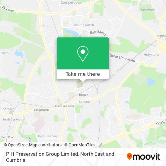 P H Preservation Group Limited map