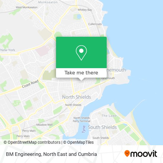 BM Engineering map