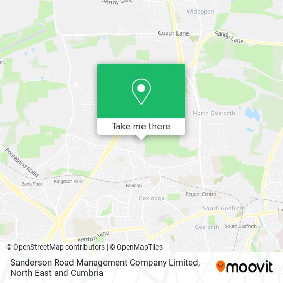Sanderson Road Management Company Limited map