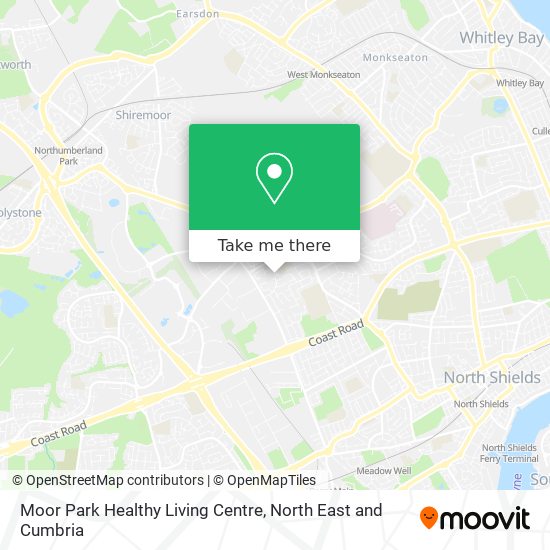 Moor Park Healthy Living Centre map