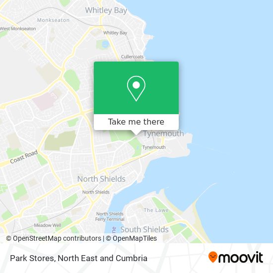Park Stores map
