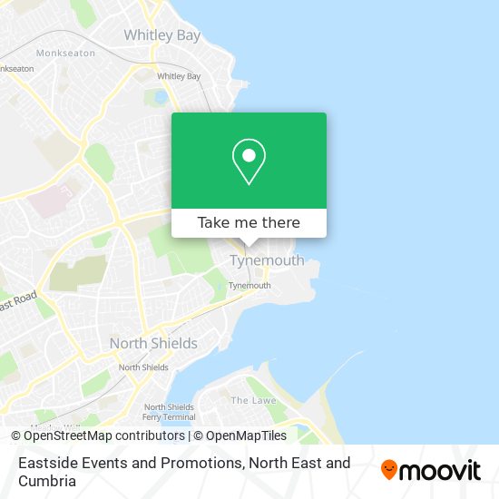 Eastside Events and Promotions map