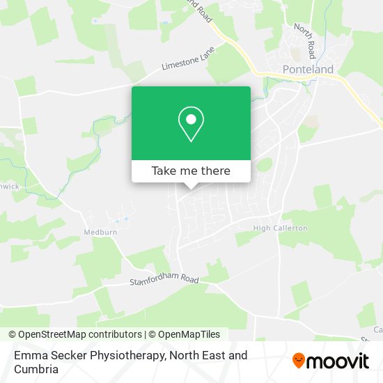 Emma Secker Physiotherapy map