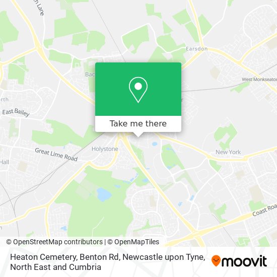 Heaton Cemetery, Benton Rd, Newcastle upon Tyne map