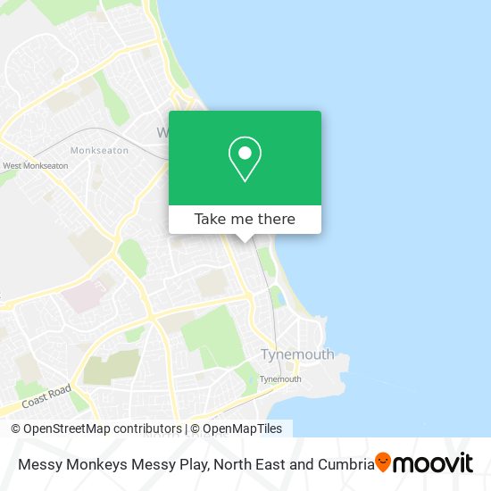Messy Monkeys Messy Play map