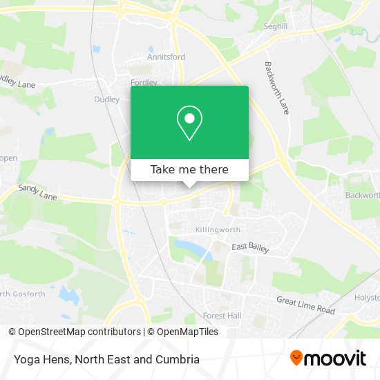 Yoga Hens map