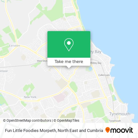 Fun Little Foodies Morpeth map